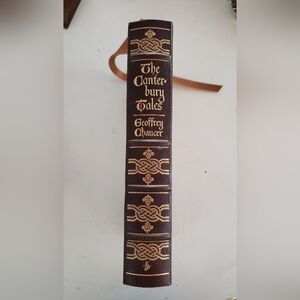 Chaucer's Canterbury Tales, Leatherbound Book, not used